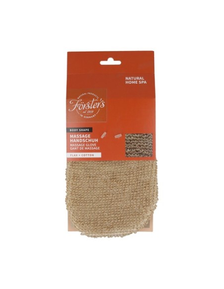 Guante corporal de lino grueso natural 1 unidad Forsters