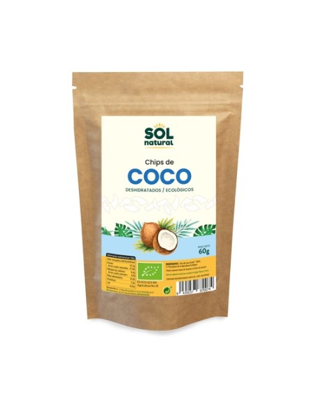 Chips de coco deshidratado Sri Lanka Bio 60 g Sol Natural