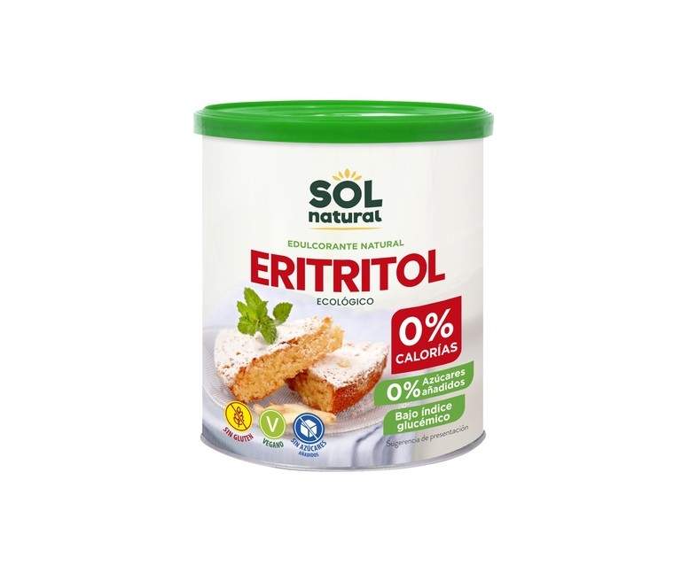 Eritritol endulzante Bio 500 g Sol Natural