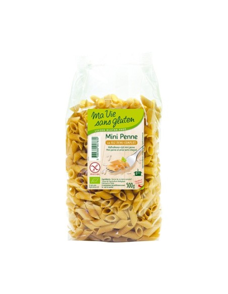 Mini penne con arroz bio 500 g Ma Vie sans Gluten