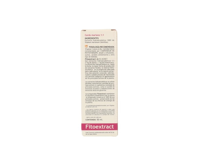 Extracto de Cardo Mariano 50 ml Eladiet