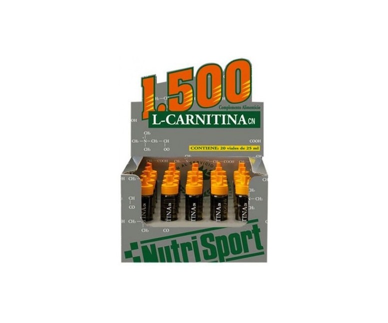 L Carnitina 1500 Fresa 20 ampollas Nutrisport