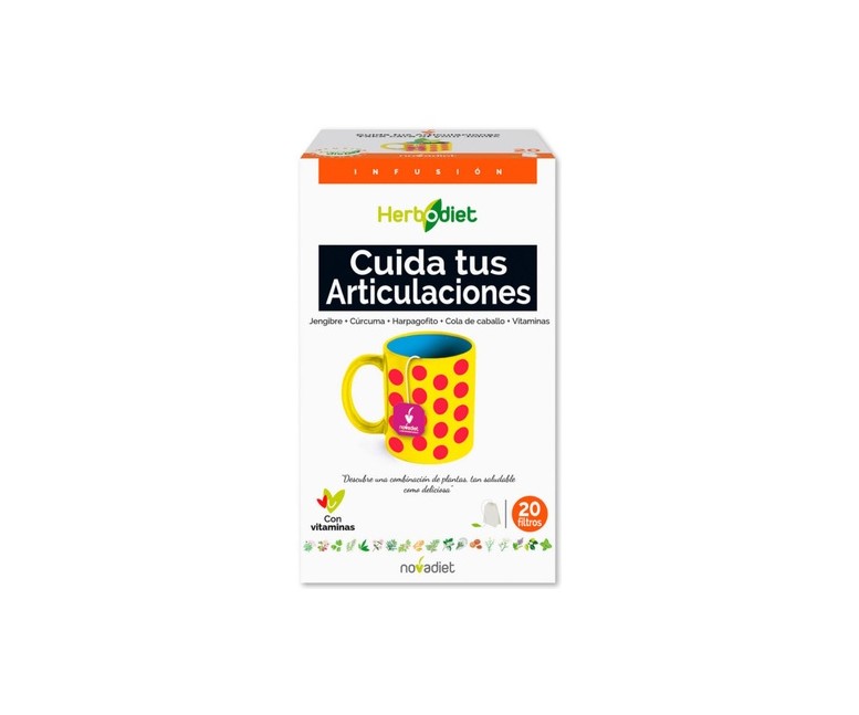 Herbodiet infusión cuida tus articulaciones 20 bolsitas infusoras de 1.5g Nova Diet