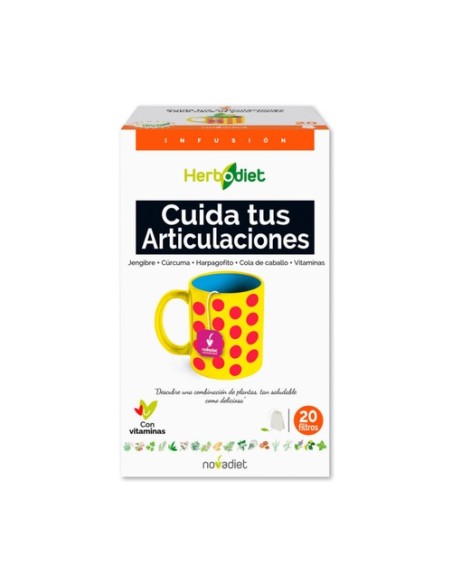 Herbodiet infusión cuida tus articulaciones 20 bolsitas infusoras de 1.5g Nova Diet
