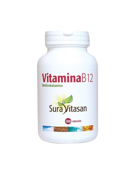 Vitamina B12 (Metilcobalamina) 100 cápsulas Sura Vitasan