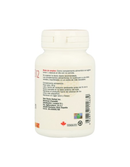 Vitamina B12 (Metilcobalamina) 100 cápsulas Sura Vitasan