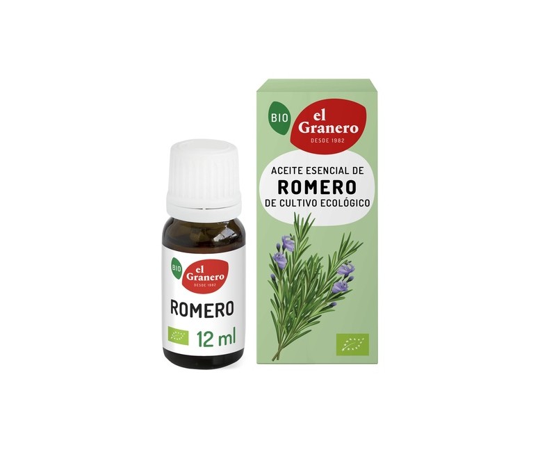 Aceite Esencial de Romero Bio 12 ml de aceite esencial El Granero Integral