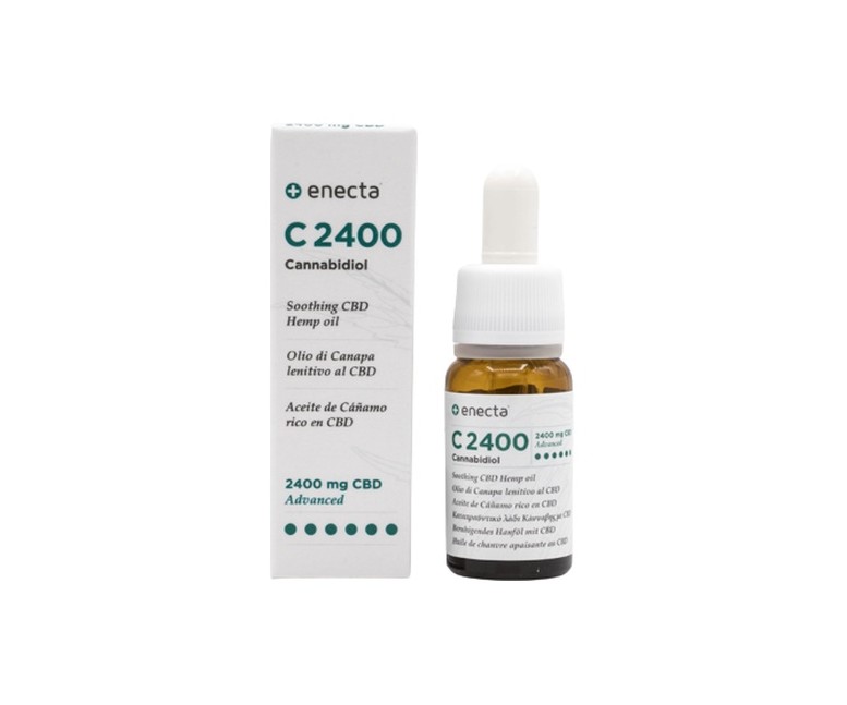 C2400 Aceite De Cáñamo Rico en CBD 10 ml de aceite Enecta