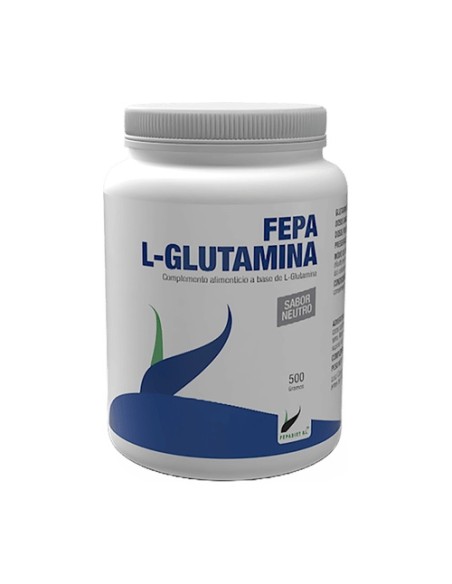 L-glutamina neutro 500 g (Limón) Fepa