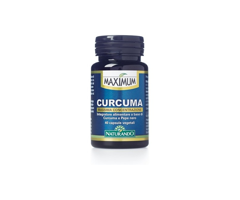Maximum cúrcuma 40 cápsulas vegetales Naturando