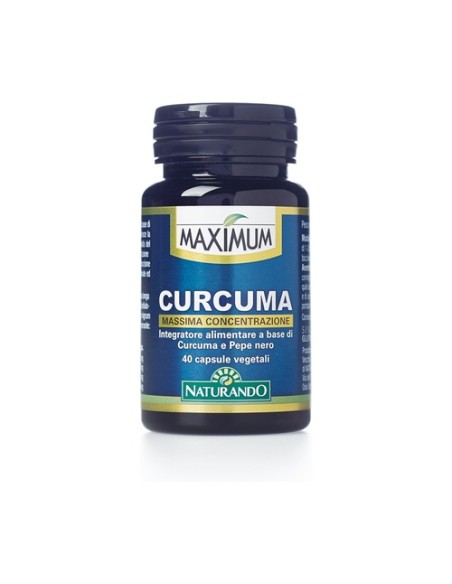 Maximum cúrcuma 40 cápsulas vegetales Naturando