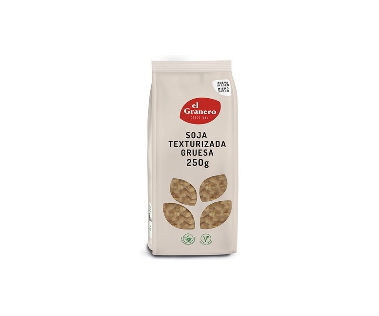 Soja texturizada gruesa 250 g El Granero Integral