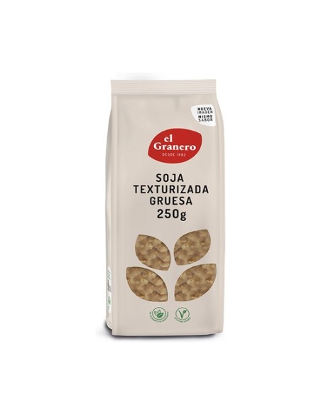 Soja texturizada gruesa 250 g El Granero Integral