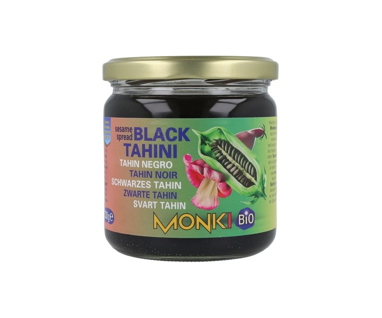 Tahin de sésamo negro Bio sin sal 330 g Monki