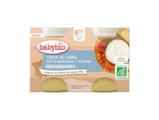 Yogur albaricoque plátano cabra