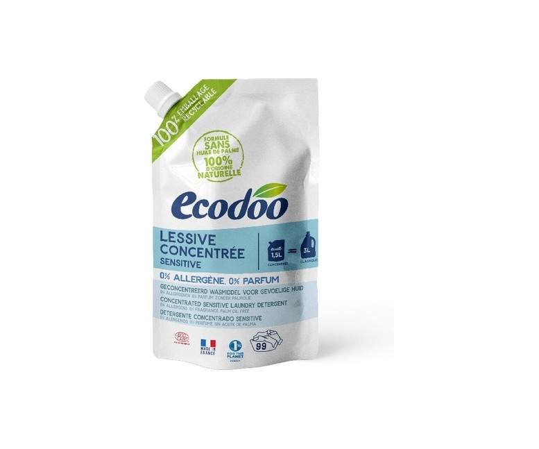 Detergente liquido Sensitive 0% doypack 1,5 L Ecodoo