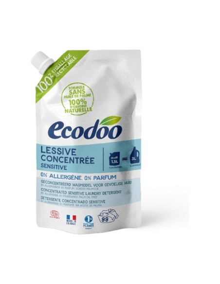 Detergente liquido Sensitive 0% doypack 1,5 L Ecodoo