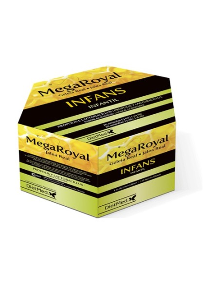 Jalea Mega Royal Infans 20 ampollas de 15ml Dietmed