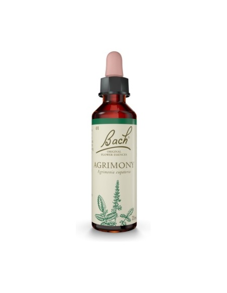 Flores de Bach Agrimony 20 ml de elixir floral Bach Original