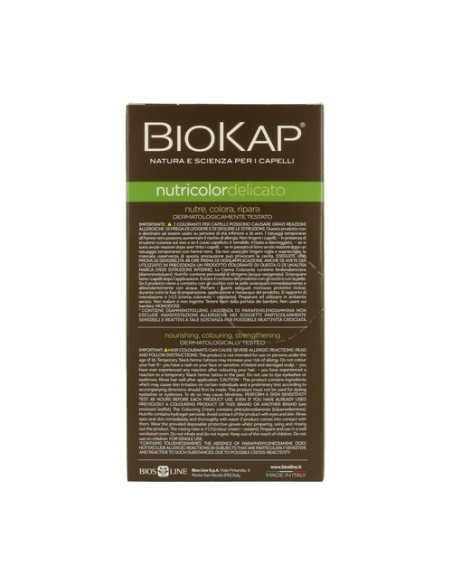 Tinte Nutricolor Delicato Castaño Oscuro Chocolate 2.9 140 ml (Castaño oscuro) Biokap
