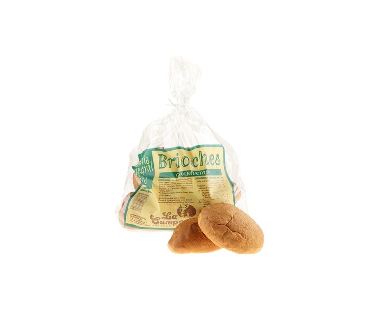 Brioche integral sin azúcar 250 g La Campesina
