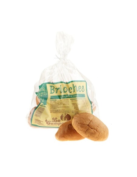 Brioche integral sin azúcar 250 g La Campesina