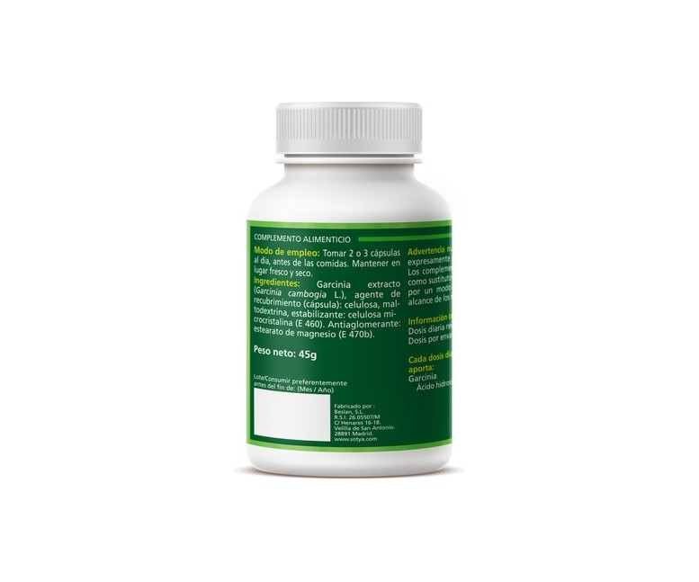 Garcinia 90 cápsulas de 500mg Sotya