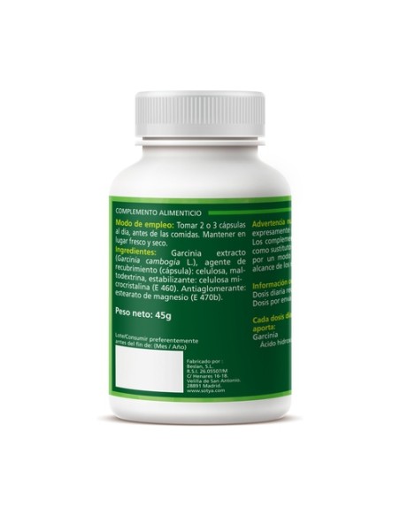 Garcinia 90 cápsulas de 500mg Sotya