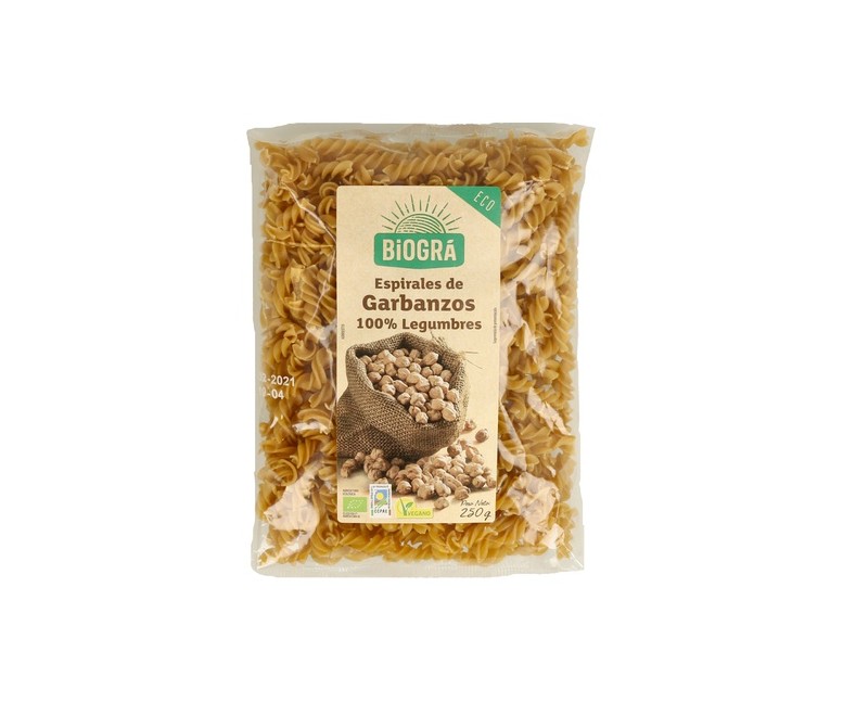 Espirales de Garbanzos 250 g Biográ