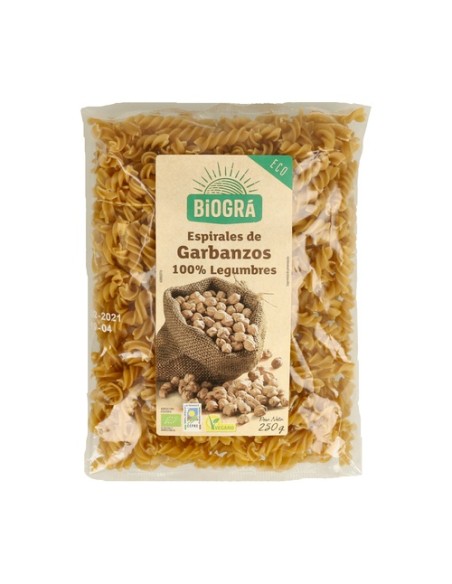 Espirales de Garbanzos 250 g Biográ