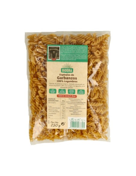 Espirales de Garbanzos 250 g Biográ