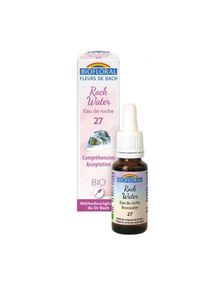 Agua de roca orgánica 20 ml de elixir floral Biofloral