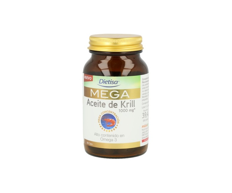 Omega Mega Krill 60 cápsulas Dietisa