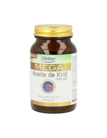 Omega Mega Krill 60 cápsulas Dietisa