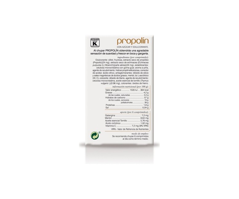 Propolín 48 comprimidos de 250mg Soria Natural