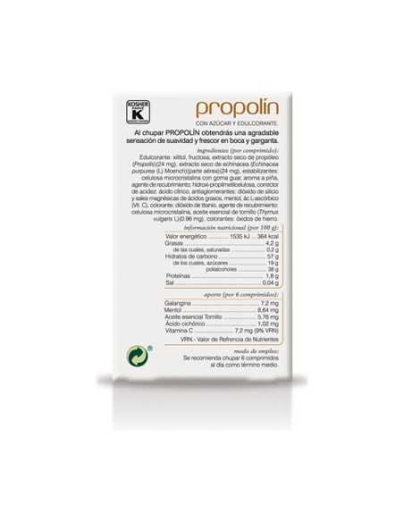 Propolín 48 comprimidos de 250mg Soria Natural