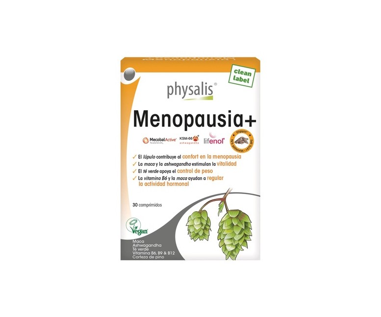 Menopausia+ 30 comprimidos Physalis