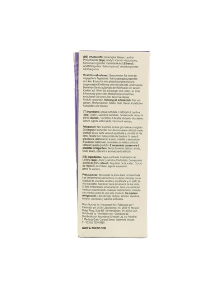 Altrient ALC - Liposomal Acetil L-Carnitina 30 sobres Altrient/Results RNA/Neutrient