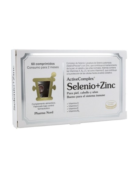Activecomplex Selenio y Zinc 60 comprimidos Pharma Nord