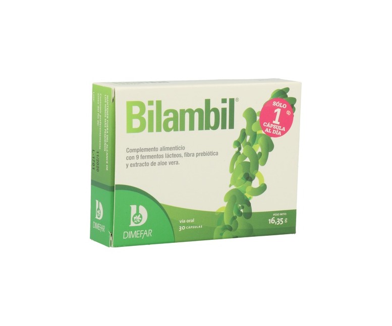 Bilambil probiótico 30 cápsulas de 545mg Dimefar