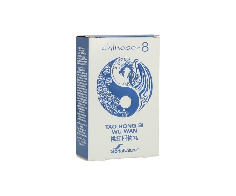 Chinasor 08 Tao Hong Si Wu Wan 30 comprimidos Soria Natural