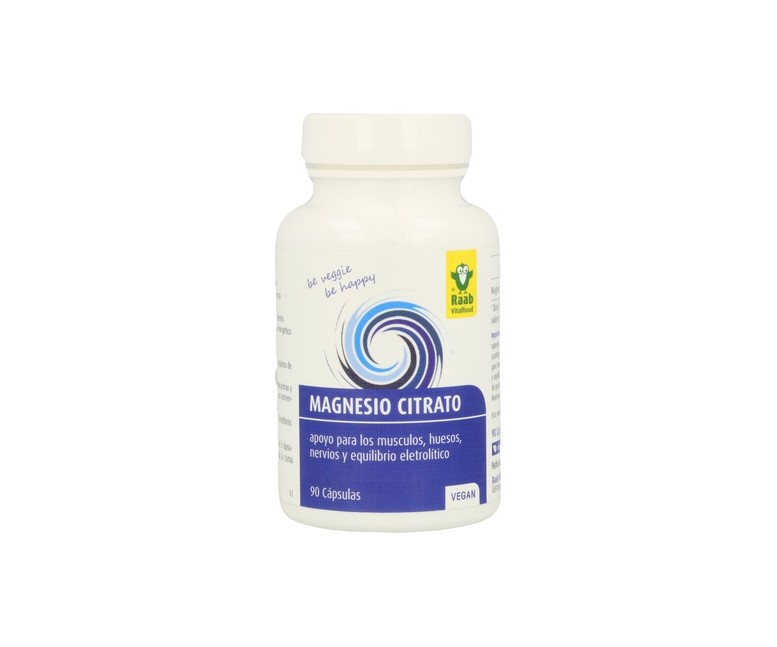 Magnesio Citrato 90 cápsulas de 600 mg Raab