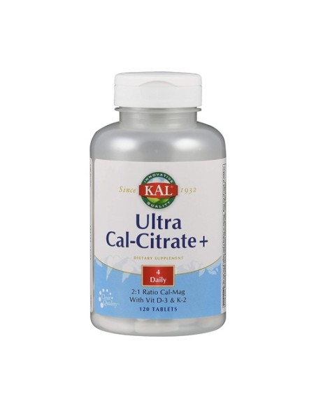 Ultra Cal Citrate + K2 120 comprimidos Kal