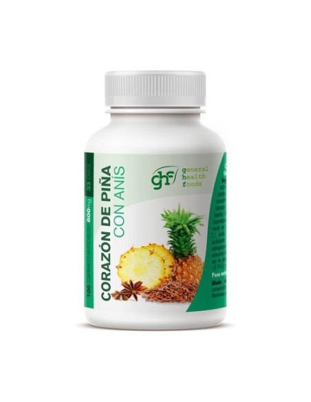 Corazón de piña con anís confort digestivo 100 comprimidos masticables de 600 mg GHF