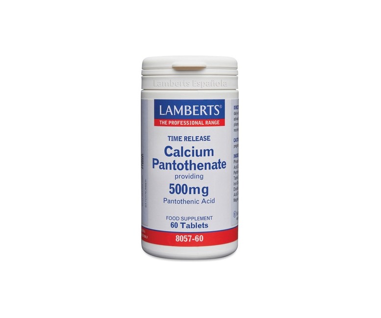 Pantotenato de Calcio 60 tabletas Lamberts