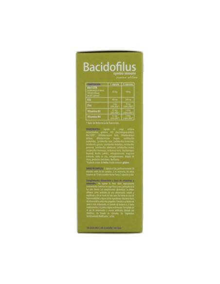 Bacidofilus symbio inmune 30 cápsulas Dietmed