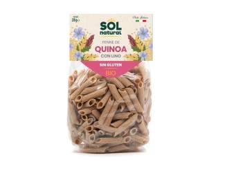 Macarrones de quinoa con lino sin gluten Bio