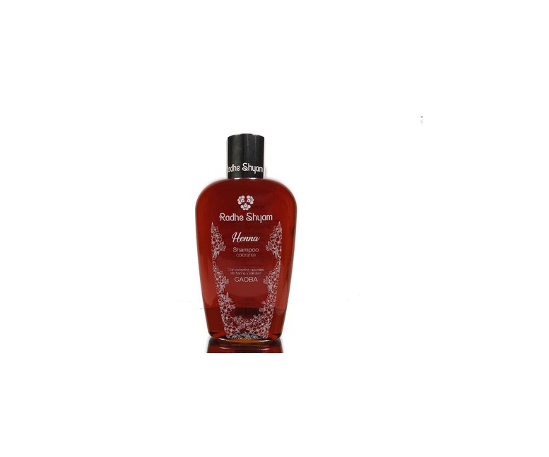Champú Henna Colorante Caoba 250 ml Radhe Shyam