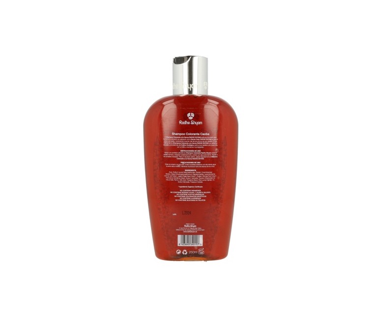 Champú Henna Colorante Caoba 250 ml Radhe Shyam