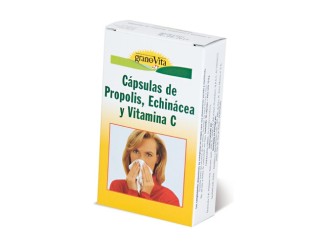 Própolis, Echinacea y Vitamina C